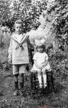 Robert et Charlotte enfants